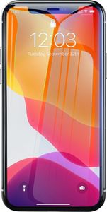 Baseus Baseus szkło hartowane 0.3mm 9H Anti-bluelight iPhone 11 / iPhone XR + pozycjoner (SGAPIPH61-LF02) uniwersalny 2