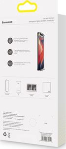 Baseus Baseus szkło hartowane na cały ekran Full Screen z ramką 0.23mm 9H iPhone 11 Pro Max / iPhone XS Max + pozycjoner czarny (SGAPIPH65-APE01) uniwersalny 20