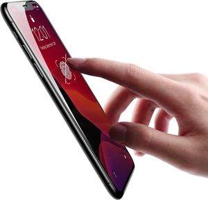 Baseus Baseus szkło hartowane na cały ekran Full Screen z ramką 0.23mm 9H iPhone 11 Pro / iPhone XS / iPhone X + pozycjoner czarny (SGAPIPH58-APE01) uniwersalny 2