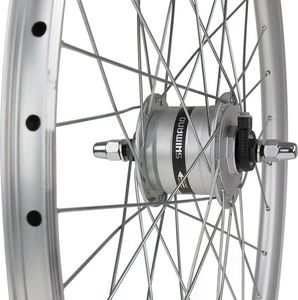 Stars Circle Koło przednie 26" obręcz stożek Arriv srebrna ,piasta Shimano z prądnicą 3 W Uniwersalny 3