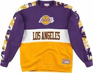 Mitchell & Ness Bluza męska Leading Scorer Fleece Crew Los Angeles Lakers fioletowa r. XL (FCNKDF18025-LALPURP) 1