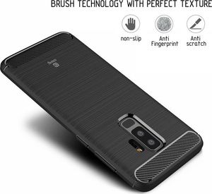 Crong Crong Soft Armour Cover etui Samsung Galaxy S9+ Plus (czarny) 2