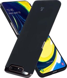 Crong Smooth Skin Etui Samsung Galaxy A80 / A90 (czarny) 2