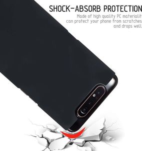 Crong Smooth Skin Etui Samsung Galaxy A80 / A90 (czarny) 5