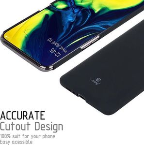 Crong Smooth Skin Etui Samsung Galaxy A80 / A90 (czarny) 7