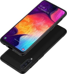 Crong Smooth Skin Etui Samsung Galaxy A50 / A50s (czarny) 2