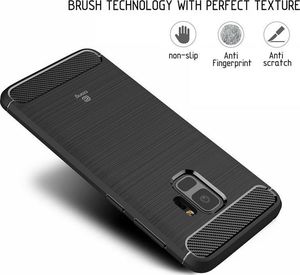 Crong Crong Soft Armour Cover etui Samsung Galaxy S9 (czarny) 2