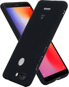 Crong Smooth Skin Etui Xiaomi Redmi 6A (czarny) 2