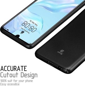 Crong Crong Smooth Skin etui Huawei P30 (czarne) 7