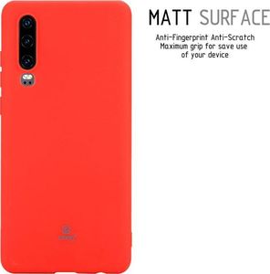 Crong Crong Soft Skin Cover etui Huawei P30 (czerwone) 2