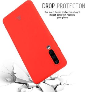 Crong Crong Soft Skin Cover etui Huawei P30 (czerwone) 4