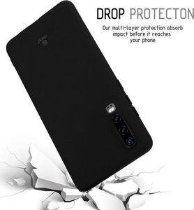 Crong Crong Soft Skin Cover etui Huawei P30 (czarne) 4