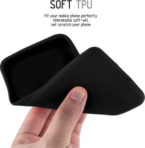 Crong Crong Soft Skin Cover etui Huawei P30 (czarne) 5