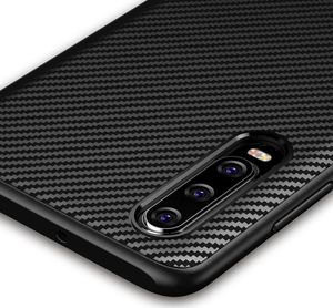 Crong Crong Prestige Carbon etui Huawei P30 (czarny) 3