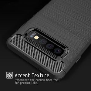 Crong Crong Soft Armour Cover etui Samsung Galaxy S10 (czarny) 5