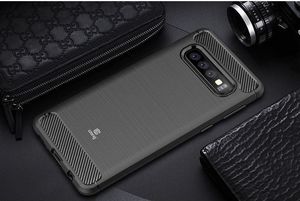 Crong Crong Soft Armour Cover etui Samsung Galaxy S10 (czarny) 7