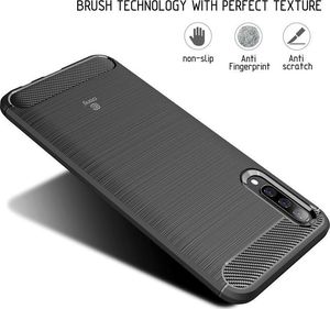 Crong Soft Armour Cover etui Samsung Galaxy A70 (czarny) 2