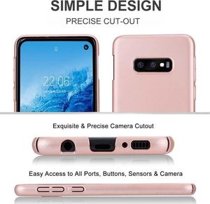 Crong Smooth Skin Etui Samsung Galaxy S10e (Rose Gold) 4