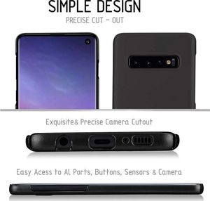 Crong Smooth Skin Etui Samsung Galaxy S10+ Plus (czarny) 4