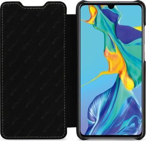 Stilgut Etui skórzane StilGut do Huawei P30 czarne 3