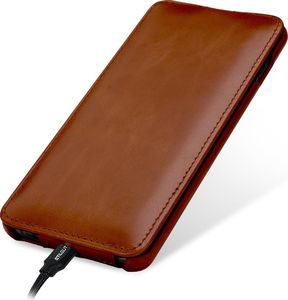 Stilgut Etui skórzane StilGut do Samsung Galaxy S10 Plus UltraSlim (brązowe) 5