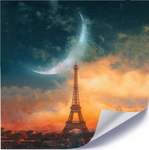 Feeby Plakat, Księżyc nad Paryżem 40x40 1