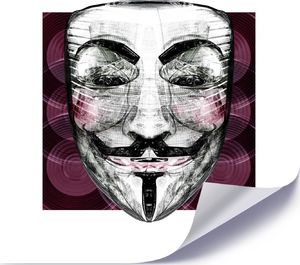 Feeby Plakat, Anonymous maska 40x40 1