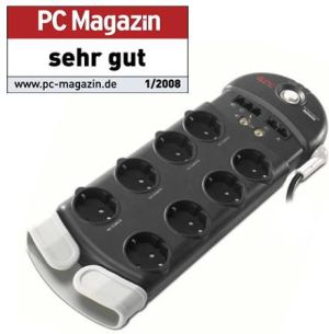 Listwa zasilająca APC przeciwprzepięciowa 8 gniazd 3m czarny (PF8VNT3-GR) 1