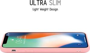 Crong Crong Soft Skin Cover etui iPhone Xs / X (różowe) 3