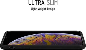 Crong Crong Soft Skin Cover etui iPhone Xs Max (czarne) 3