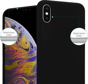 Crong Crong Soft Skin Cover etui iPhone Xs Max (czarne) 6
