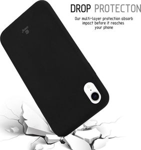 Crong Crong Soft Skin Cover etui iPhone XR (czarne) 4