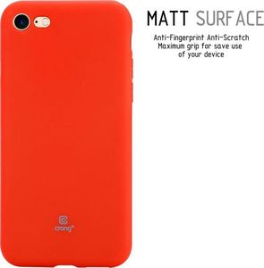 Crong Crong Soft Skin Cover etui iPhone 8 / 7 (czerwone) 2