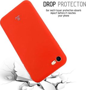 Crong Crong Soft Skin Cover etui iPhone 8 / 7 (czerwone) 4