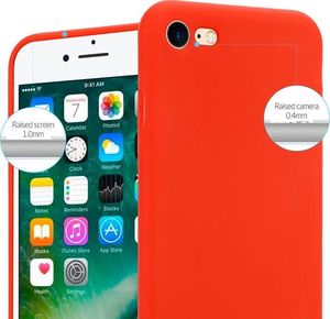 Crong Crong Soft Skin Cover etui iPhone 8 / 7 (czerwone) 6