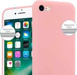 Crong Crong Soft Skin Cover etui iPhone 8 / 7 (różowe) 6