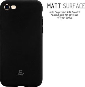 Crong Crong Soft Skin Cover etui iPhone 8 / 7 (czarne) 2
