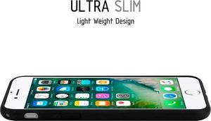Crong Crong Soft Skin Cover etui iPhone 8 / 7 (czarne) 3