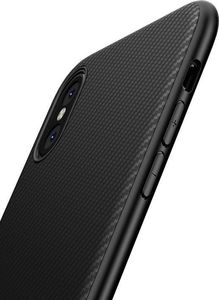 Crong Crong Prestige Carbon etui iPhone Xs / X (czarny) 3