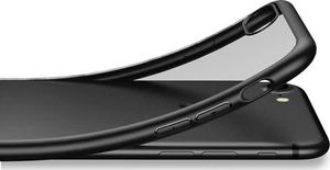 Crong Crong Clear Cover etui iPhone 8 / 7 (czarny) 2