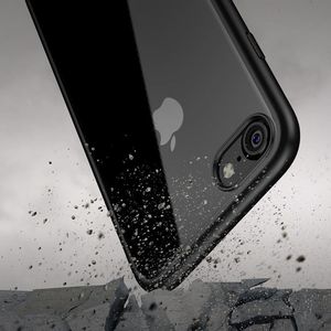 Crong Crong Clear Cover etui iPhone 8 / 7 (czarny) 6