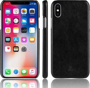 Crong Crong Essential Cover etui iPhone Xs / X (czarny) 4