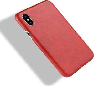 Crong Crong Essential Cover etui iPhone Xs / X (czerwony) 3