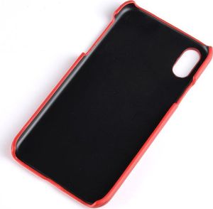 Crong Crong Essential Cover etui iPhone Xs / X (czerwony) 5