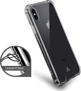Crong Crong Hybrid Protect Cover Etui iPhone Xs / X (przezroczysty) 3