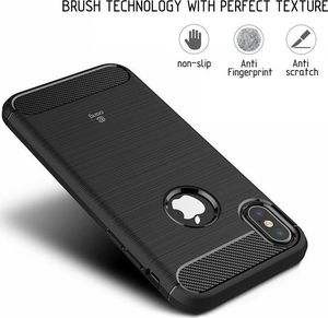 Crong Etui Crong Soft Armour Cover do iPhone Xs / X (czarny) 2