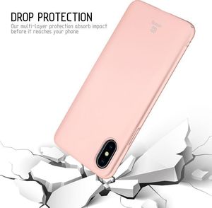 Crong Smooth Skin etui iPhone Xs / X (różowe złoto) 3