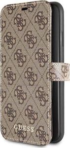 Guess Guess Booktype 4G Charms Collection Etui iPhone 11 Pro Max (brązowy) 2