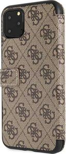 Guess Guess Booktype 4G Charms Collection Etui iPhone 11 Pro Max (brązowy) 5