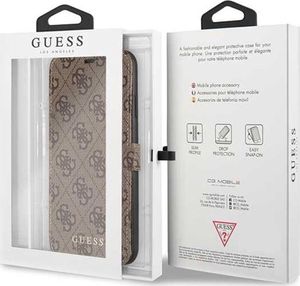 Guess Guess Booktype 4G Charms Collection Etui iPhone 11 Pro Max (brązowy) 6